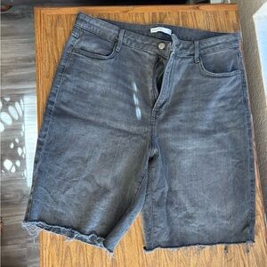 Nine West Gray Denim Shorts